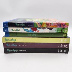 Rick and Morty Blu-ray DVD Seasons 1 2 3 4 5 6 Bundle Adult Swim Sci-Fi Comedy